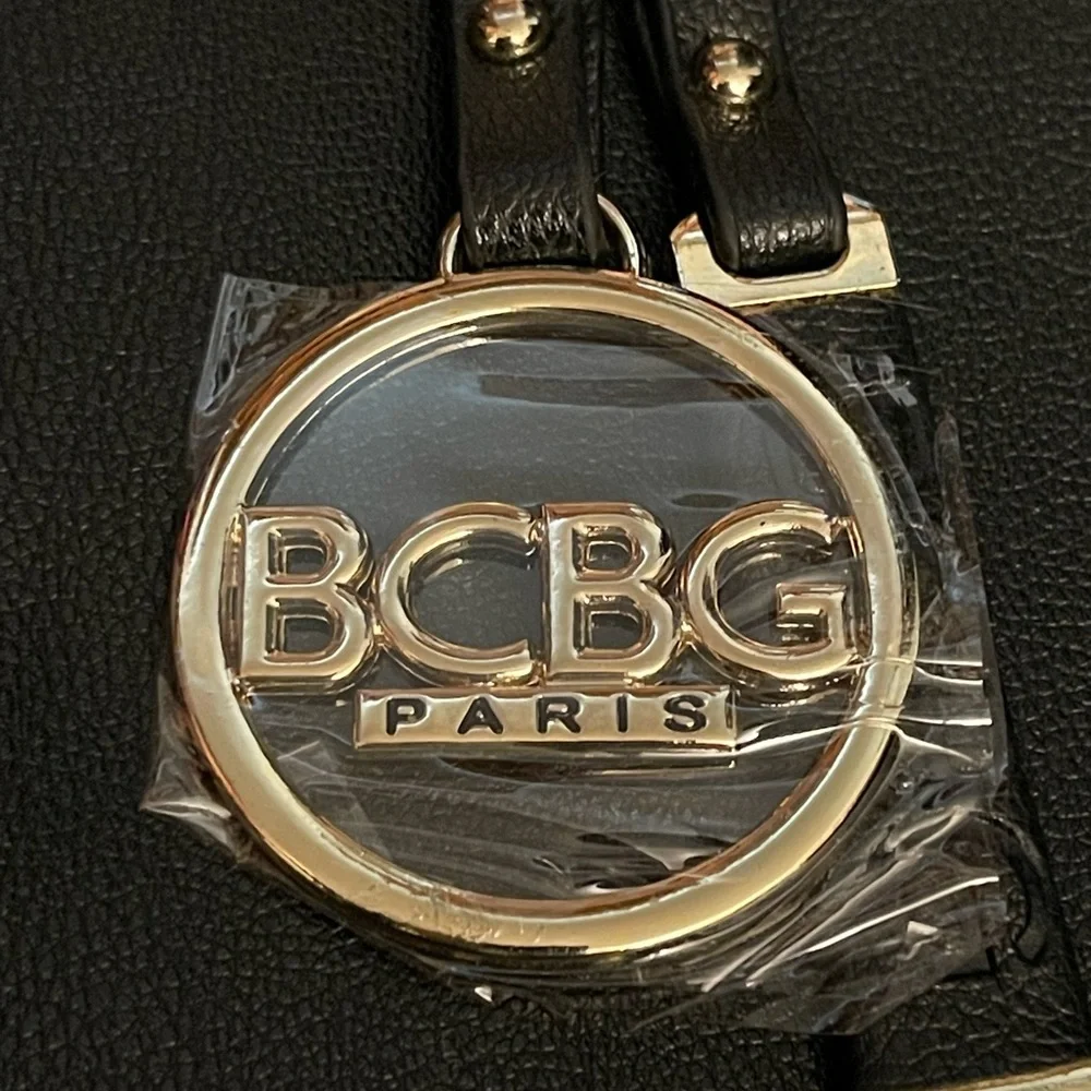 BCBG Paris Black Tote & Crossbody Bag Set NEW - Picture 9 of 12